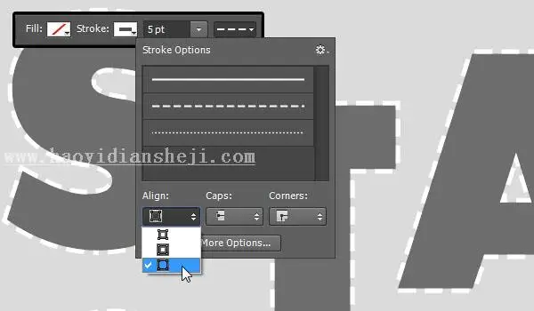 3D文字，巧用PS矢量工具制作文字3D效果_www.haoyidiansheji.com