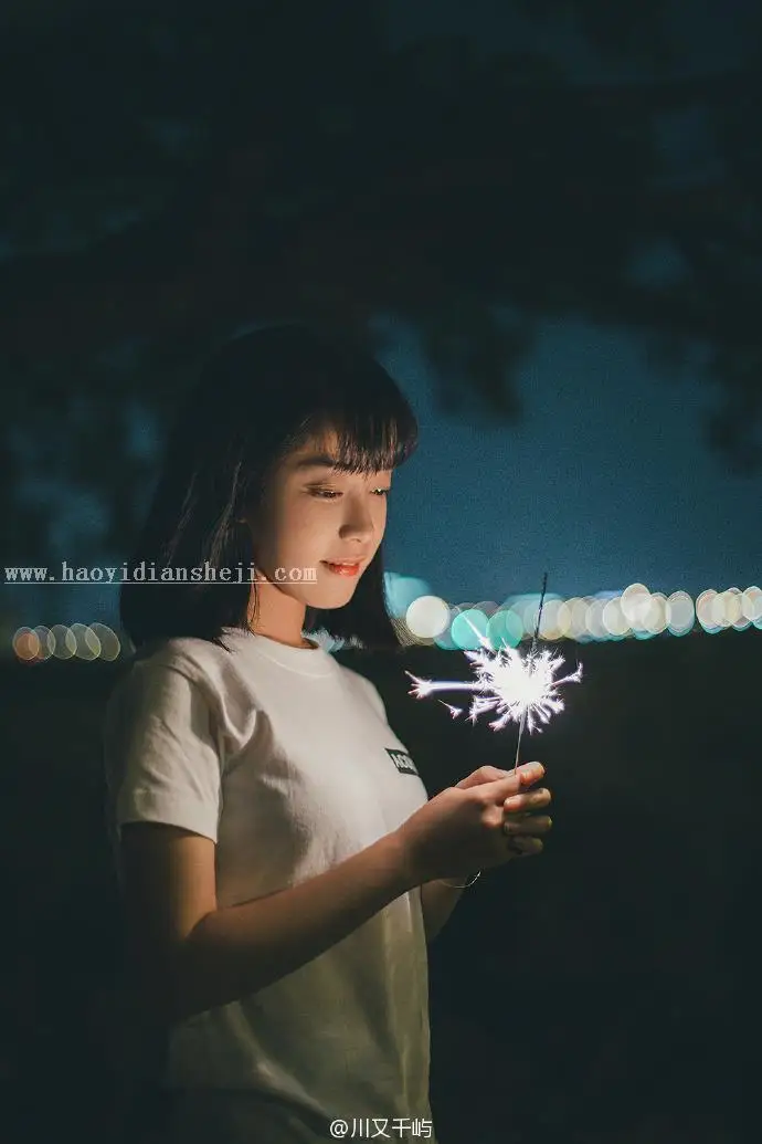 胶片色，夜间照片制作胶片风照片_www.haoyidiansheji.com