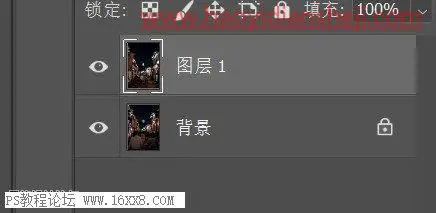 夜景效果，用PS给旅游拍摄的古城老街修出冷色调的照片_www.haoyidiansheji.com