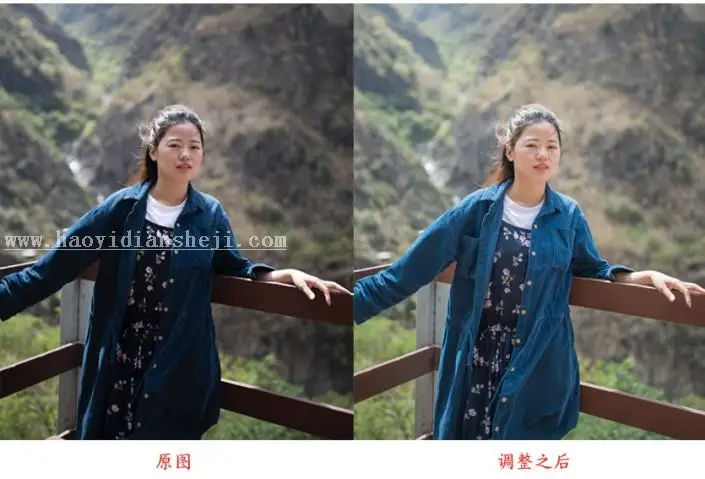 小清新，用PS给少女营造一种清新感_www.haoyidiansheji.com