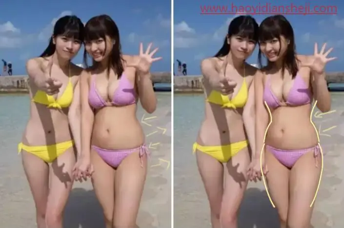 液化功能，通过实例详解如何在PS里给人物进行液化_www.haoyidiansheji.com