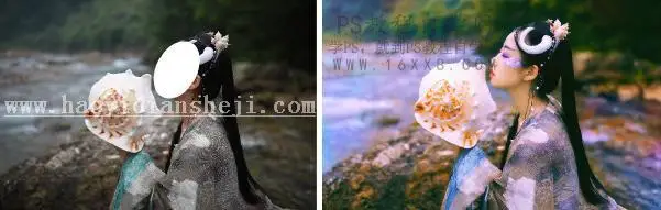 照片上色，通过实例给拍摄的外景人像进行上色_www.haoyidiansheji.com