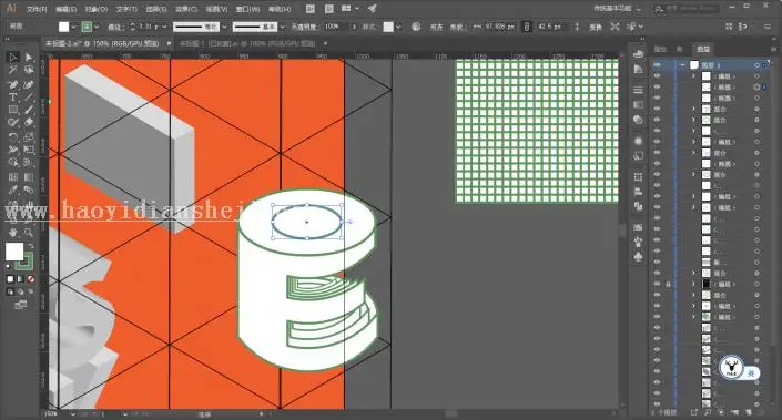 海报制作，用AI制作一幅素描卡通风格海报_www.haoyidiansheji.com