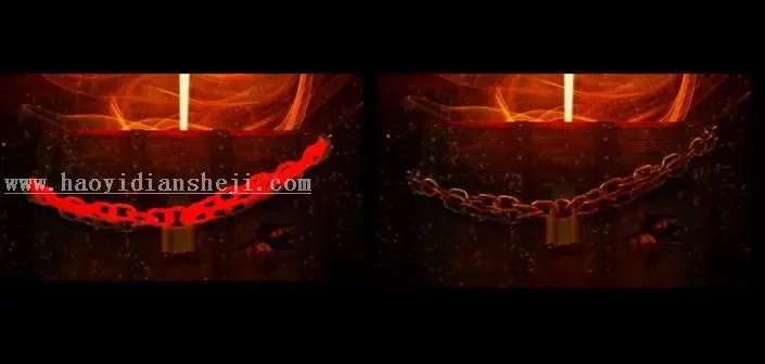 场景合成，合成一个创意的黑暗中的神秘人物壁纸_www.haoyidiansheji.com