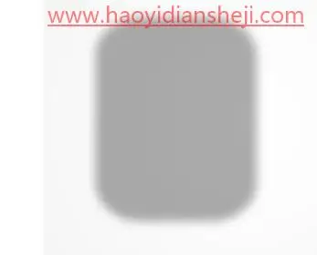 图标设计，在ps中制作一款可爱的猕猴桃图标_www.haoyidiansheji.com