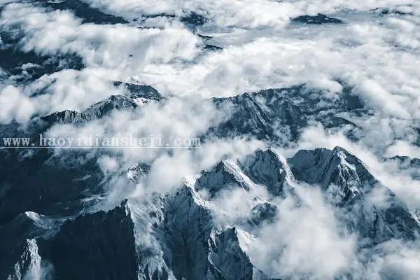 建筑风景，教你调出单色的冷色调风景照片_www.haoyidiansheji.com