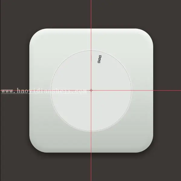 UI图标教程，用PS绘制一个独特的渐变风格播放器图标_www.haoyidiansheji.com