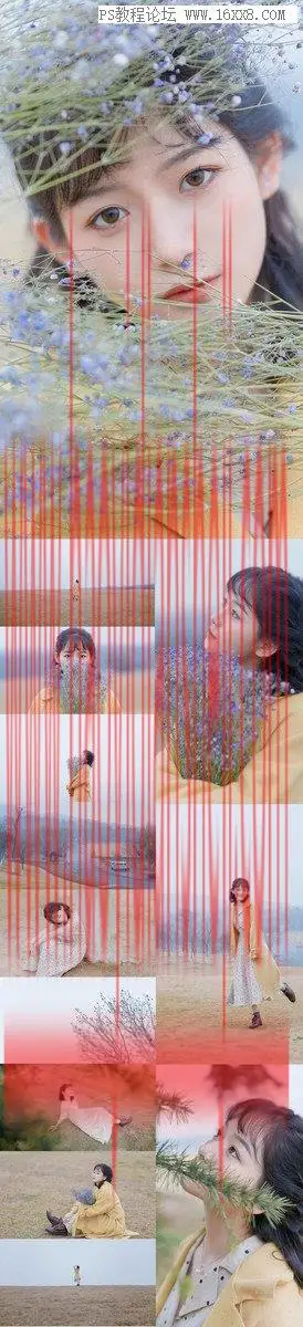 人像后期，把阴天拍摄的人像调出暖色效果_www.haoyidiansheji.com