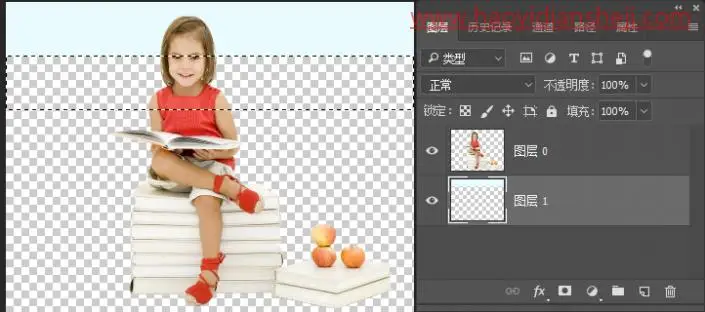 工具运用，用ps中的颜色库给图片制作相近色的背景_www.haoyidiansheji.com
