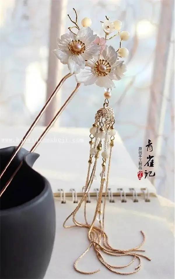 古风照片，通过PS给外景汉服人像制造古典色彩感_www.haoyidiansheji.com