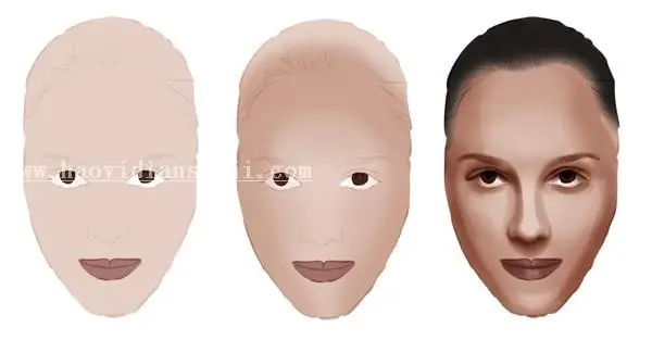 绘画人像，皱纹雀斑疤痕的绘制方法_www.haoyidiansheji.com