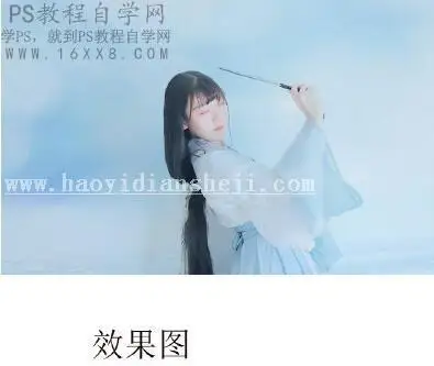 古风人像，通过PS给古装人像进行修图处理_www.haoyidiansheji.com