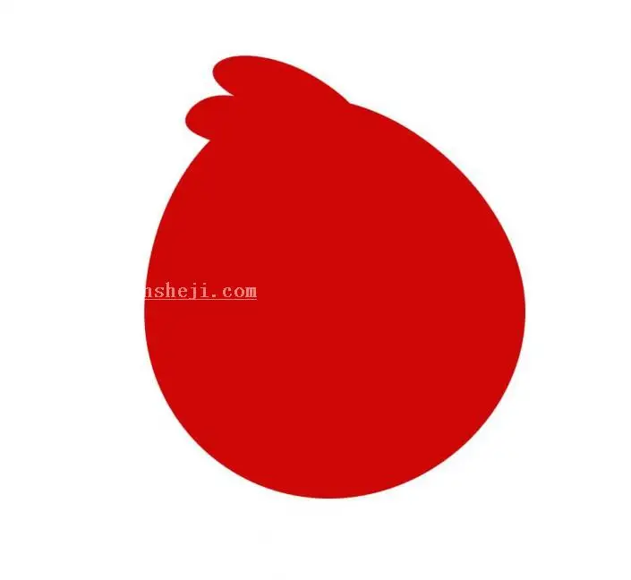 描边图标，教你设计奋斗的小鸟图标_www.haoyidiansheji.com