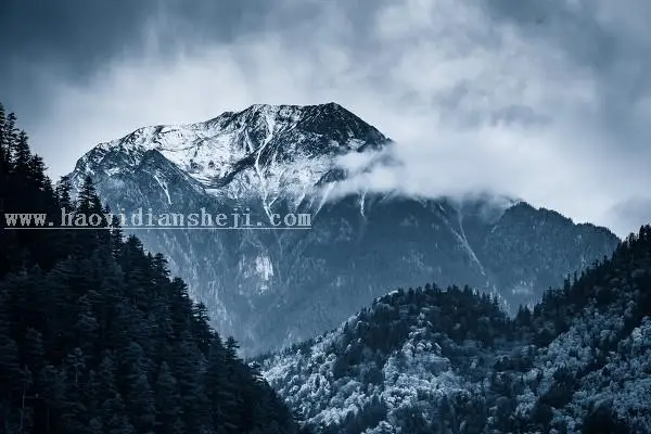 建筑风景，教你调出单色的冷色调风景照片_www.haoyidiansheji.com