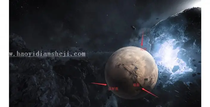 场景合成，用PS合成一个给星球带上耳机的创意场景_www.haoyidiansheji.com