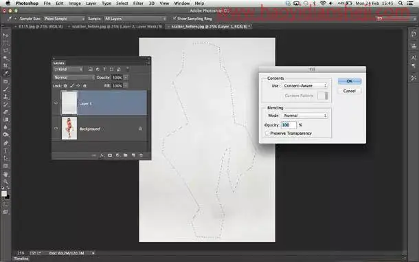 碎片效果，通过PS给人物制作风化流体效果_www.haoyidiansheji.com