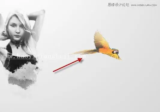 场景合成，通过PS合成抽象风格的艺术插画_www.haoyidiansheji.com