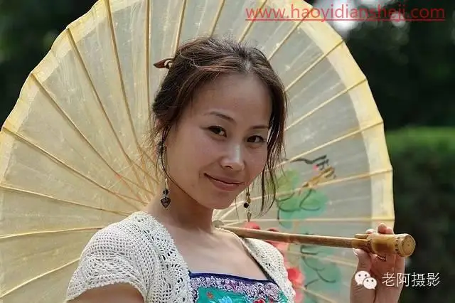 脸部美化，用PS给人像快速去眼袋去皱纹_www.haoyidiansheji.com
