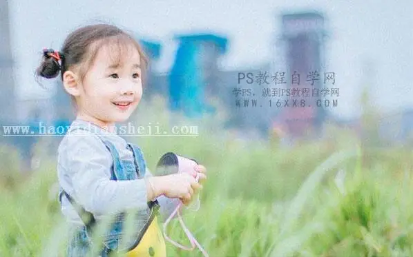 小清新，用PS把儿童照片调出甜美小清新效果_www.haoyidiansheji.com