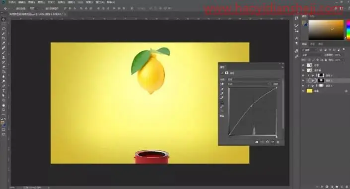 创意合成，制作自然色彩油漆效果照片_www.haoyidiansheji.com
