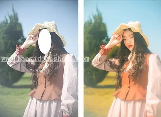 朦胧效果，给外景人像打造一种朦胧效果_www.haoyidiansheji.com