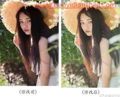 胶片色，用LR调出质感胶片色的清新人像_www.haoyidiansheji.com