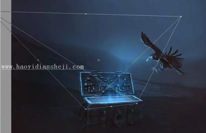 场景合成，用ps合成一个神奇的魔幻效果场景_www.haoyidiansheji.com