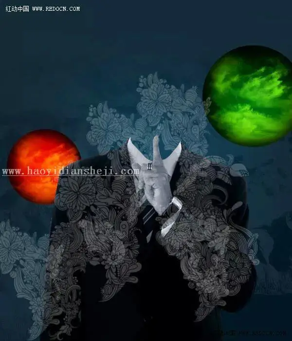 烟雾效果，通过PS给人物制作迷幻烟雾效果_www.haoyidiansheji.com