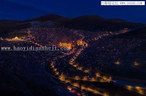 夜景照片，通过PS对夜景照片进行后期修图_www.haoyidiansheji.com