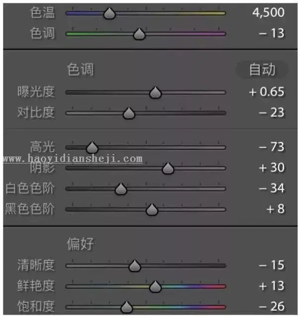 雪白色调，用PS调出室内人像柔软细腻的雪白效果_www.haoyidiansheji.com