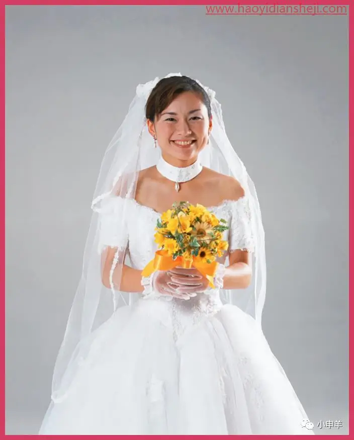 抠婚纱，抠出身着带有透明婚纱的人物照片_www.haoyidiansheji.com