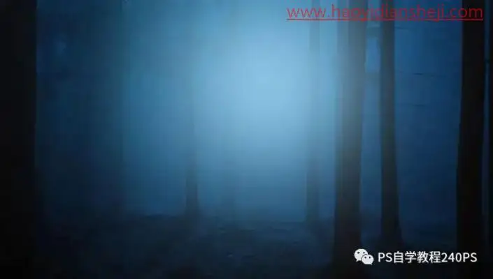 奇幻合成，合成鹿角中的神秘水世界_www.haoyidiansheji.com