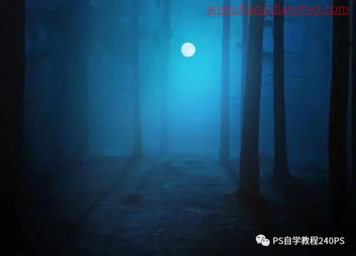 奇幻合成，合成鹿角中的神秘水世界_www.haoyidiansheji.com
