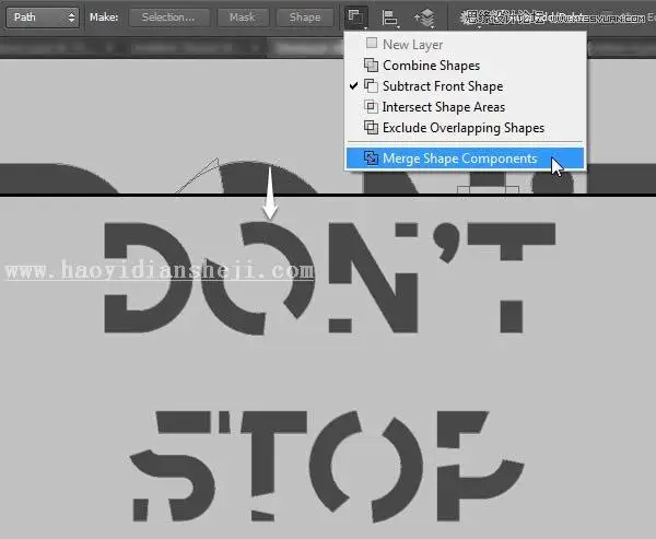3D字体，通过PS制作红色积木立体文字图片_www.haoyidiansheji.com
