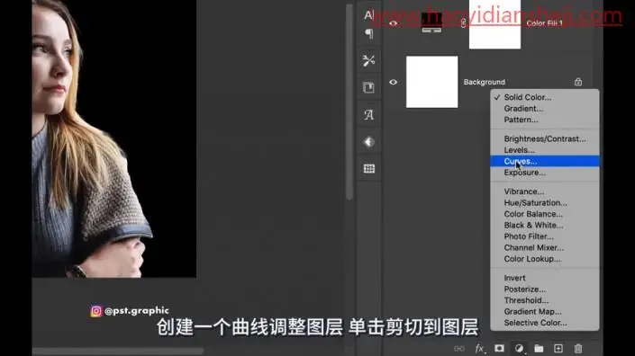 海报设计，制作一张头上有光圈的科幻人像海报_www.haoyidiansheji.com