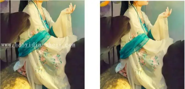 古风后期，通过PS调出唯美的古风人像照片_www.haoyidiansheji.com