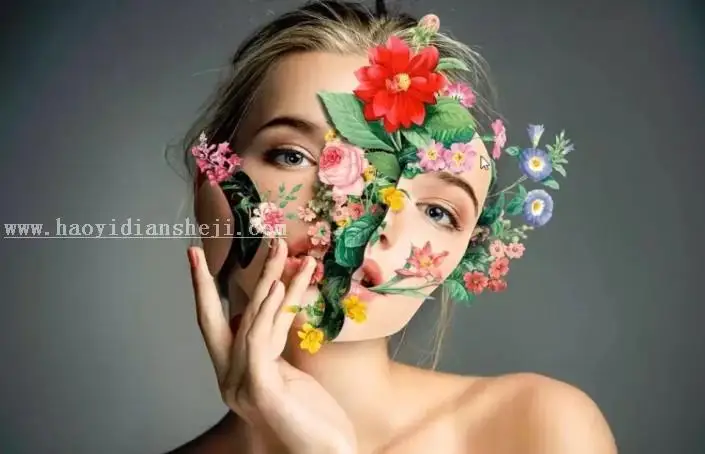 场景合成，通过PS合成一副创意人像照片_www.haoyidiansheji.com