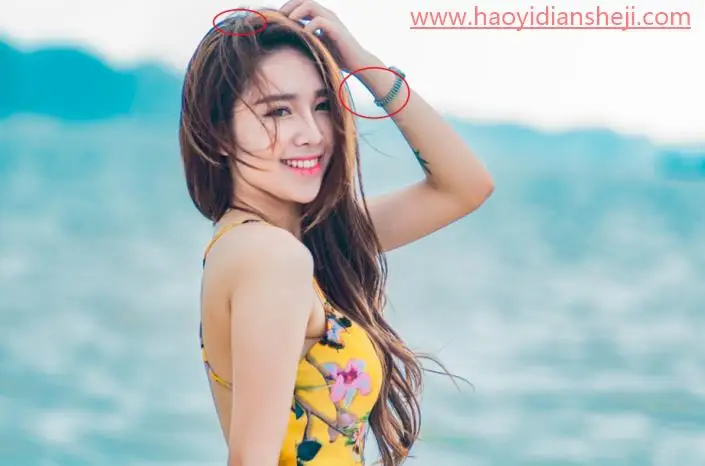 小清新，调出海边清新通透的人像色调_www.haoyidiansheji.com