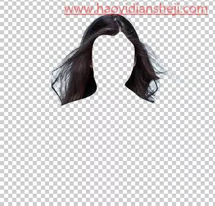 抠发丝，通过PS把Angelababy的头发快速抠出来_www.haoyidiansheji.com
