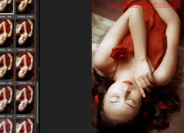 私房照片，用PS调出私房人像朦胧唯美的效果_www.haoyidiansheji.com