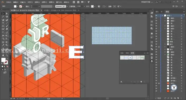 海报制作，用AI制作一幅素描卡通风格海报_www.haoyidiansheji.com