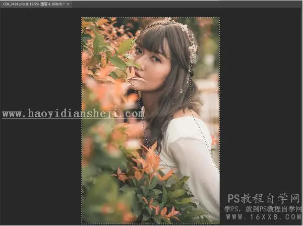 LR调色教程，用LR打造风靡全网的ins欧美范人像_www.haoyidiansheji.com