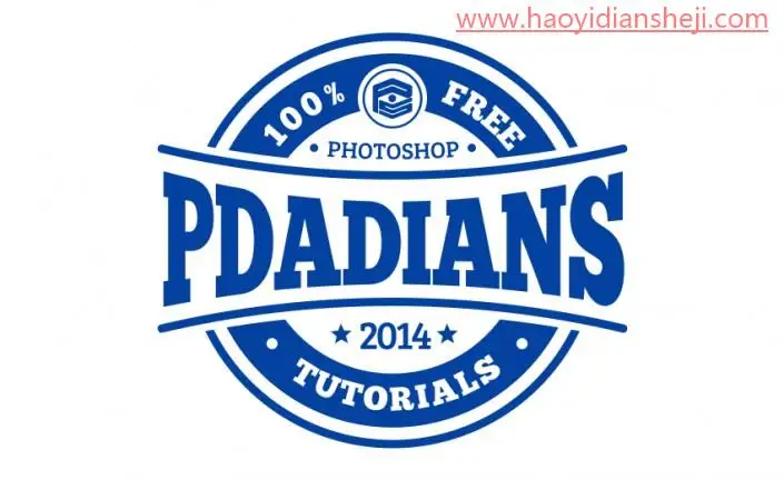 贴图样机，用PS设计逼真的金箔效果样机_www.haoyidiansheji.com