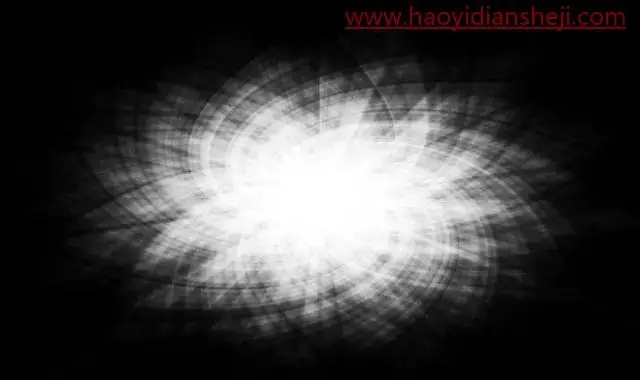 图案制作，用极坐标制作一款绚丽花纹图案_www.haoyidiansheji.com