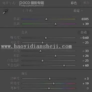 LR调色教程，通过LR调出古风歌人像暗调的照片_www.haoyidiansheji.com