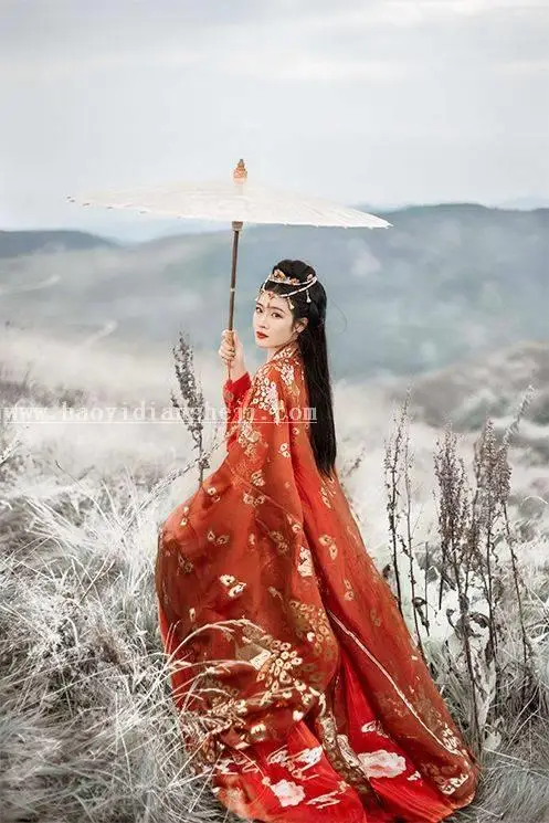 古风后期，通过PS把荒野草地变成大雪纷飞的雪景_www.haoyidiansheji.com