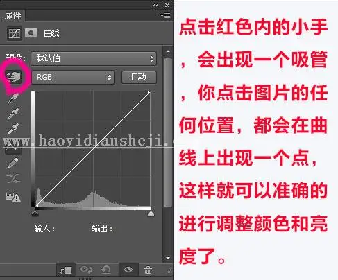 曲线小技巧，快速教你用曲线为照片“整容”_www.haoyidiansheji.com