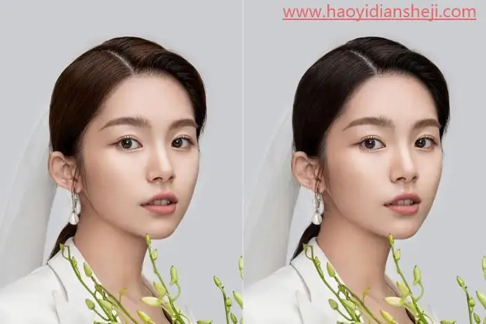 头发颜色，快速给人物统一发色_www.haoyidiansheji.com
