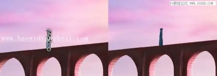 场景合成，用PS合成一副梦幻的二次元场景_www.haoyidiansheji.com