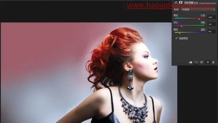 工具知识，运用PS中的画笔工具给人物添加有层次感的云层效果_www.haoyidiansheji.com